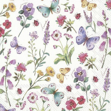 Lunch Napkins/Summer Flowers - RUTHERFORD & Co