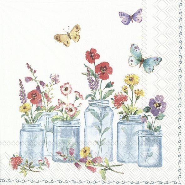Lunch Napkins/Summer Jars - RUTHERFORD & Co