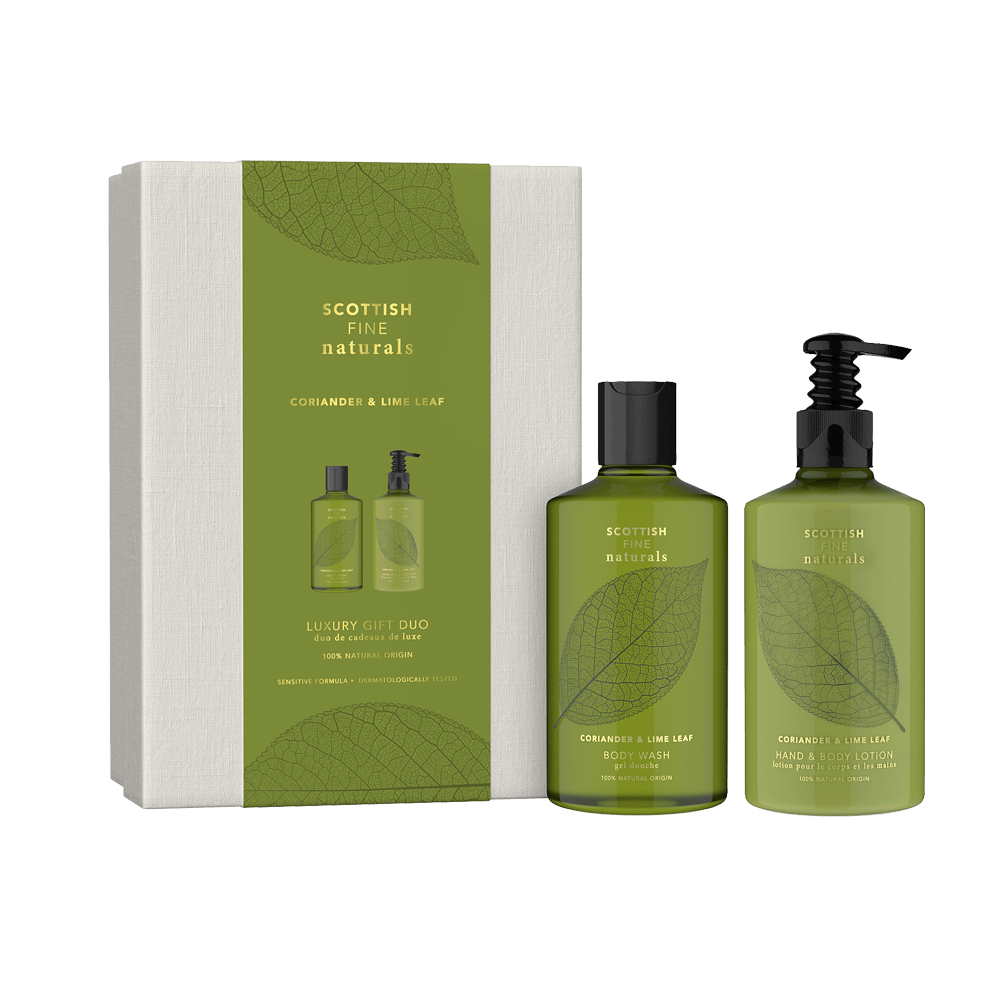 Luxury Gift Duo - Scottish Fine Naurals (300ml Body Wash & 300ml Hand & Body Lotion) - RUTHERFORD & Co