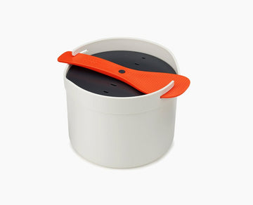 M-Cuisine™ White Microwave Rice Cooker - RUTHERFORD & Co