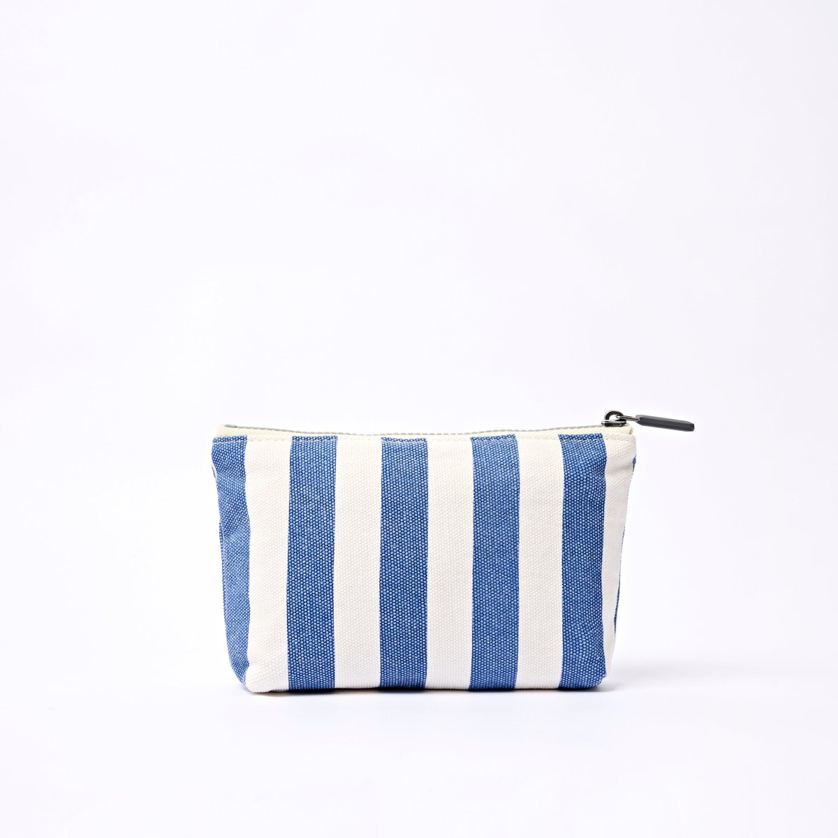 Maida Vale Pouch in Denim Stripe - RUTHERFORD & Co