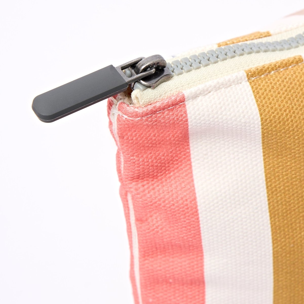 Maida Vale Pouch in Pastel Multi Stripe - RUTHERFORD & Co