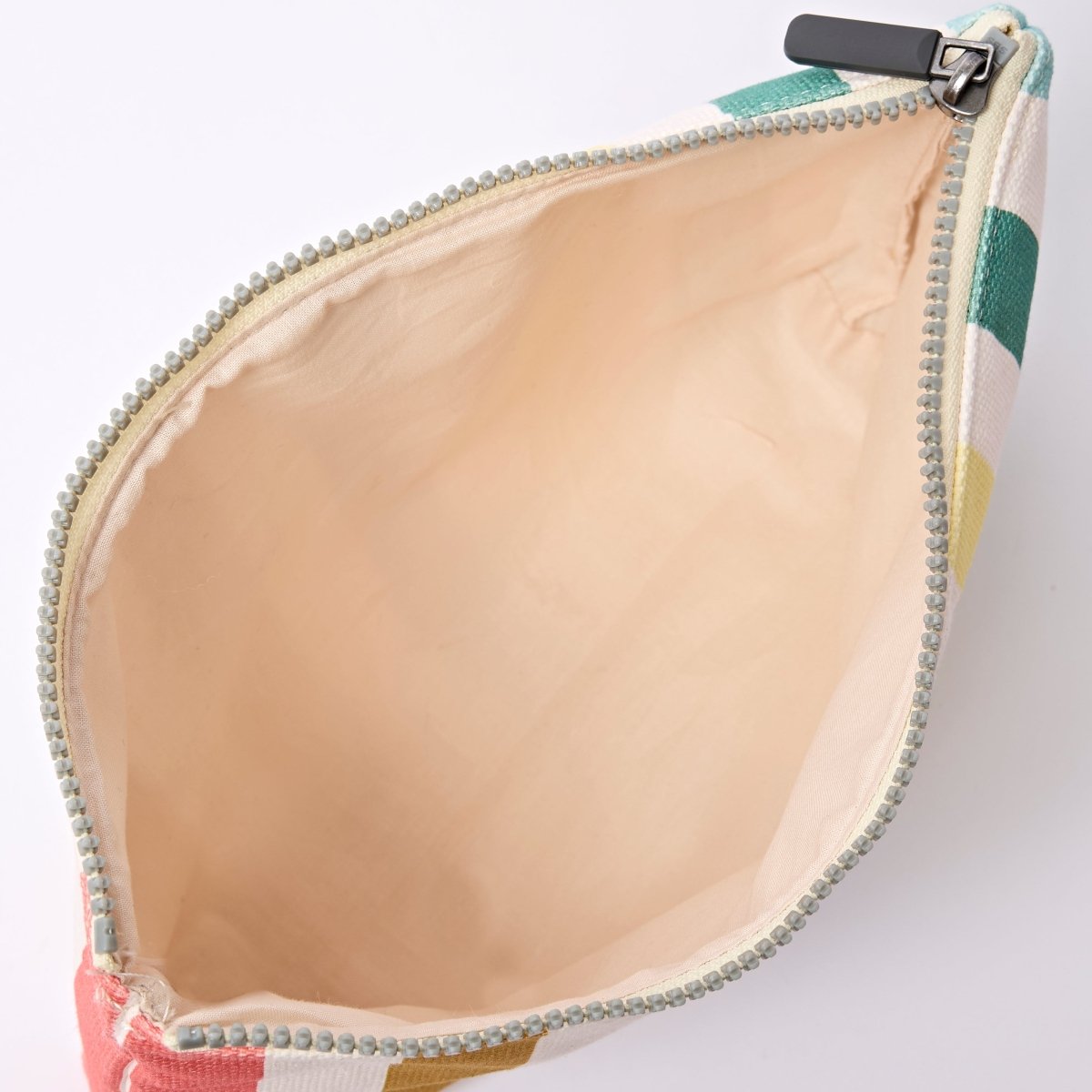 Maida Vale Pouch in Pastel Multi Stripe - RUTHERFORD & Co