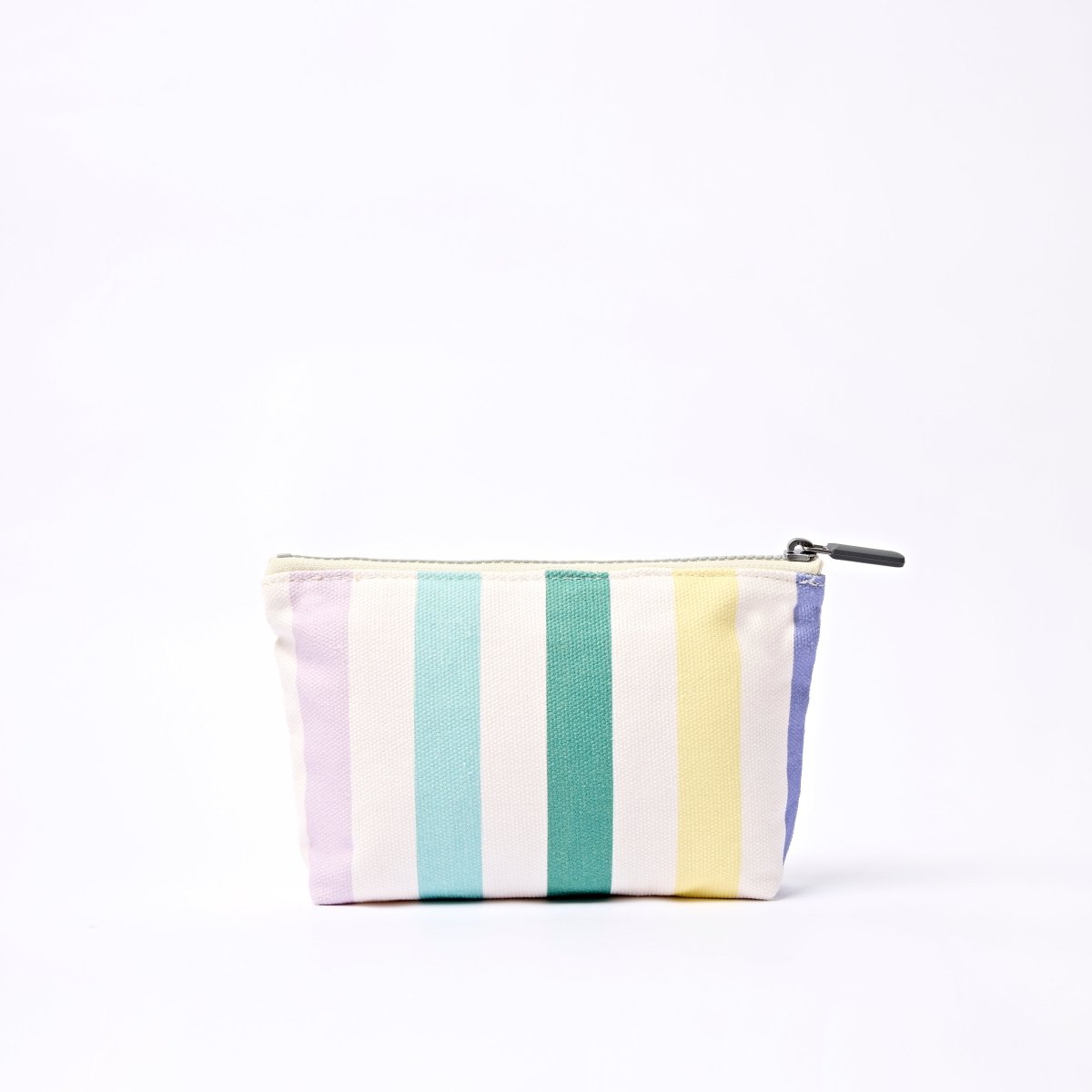 Maida Vale Pouch in Pastel Multi Stripe - RUTHERFORD & Co
