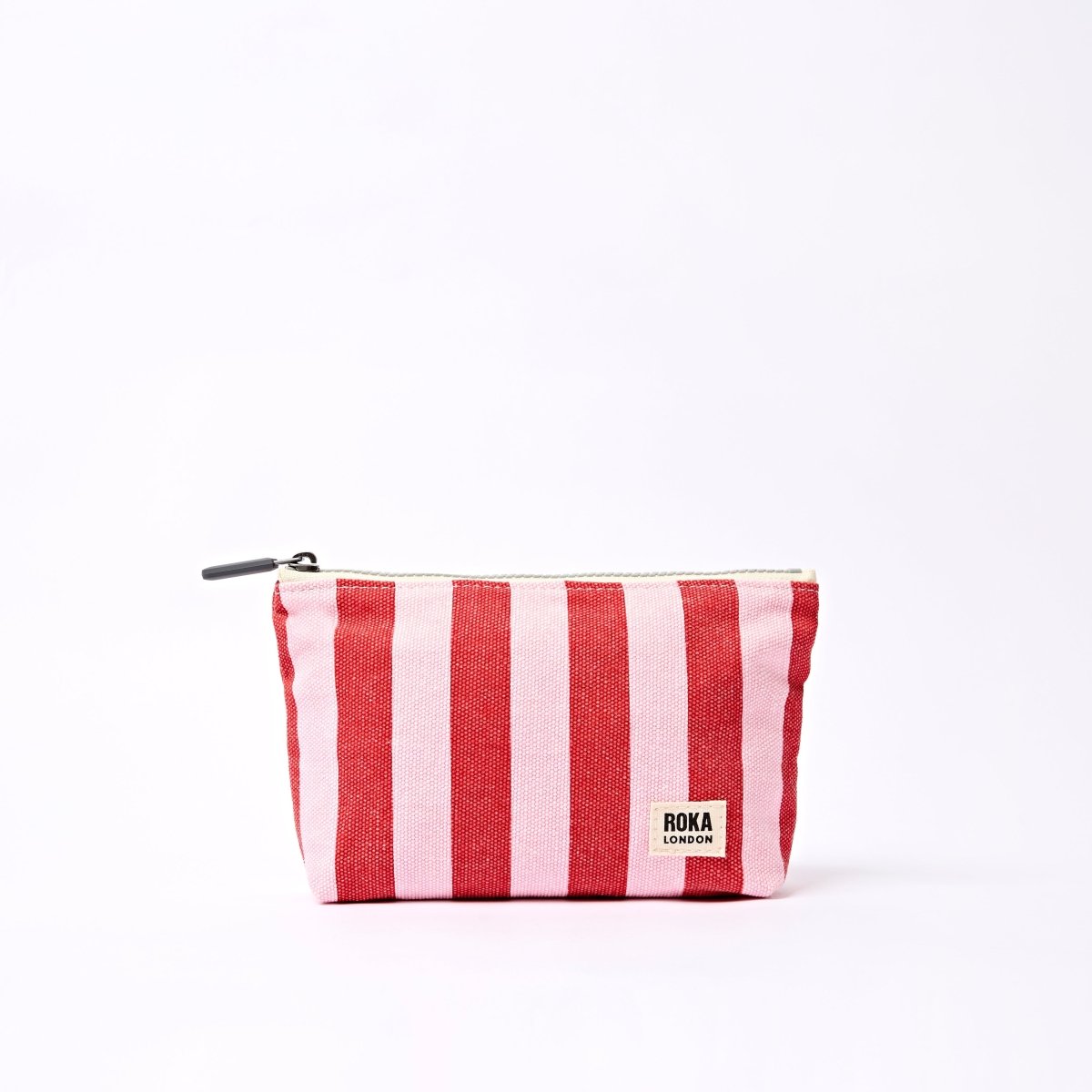 Maida Vale Pouch in Strawberry Stripe - RUTHERFORD & Co