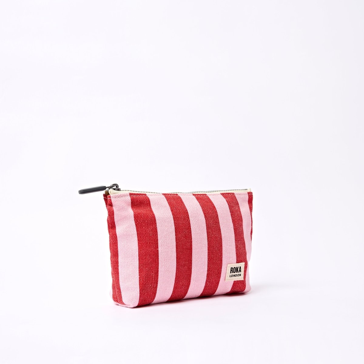 Maida Vale Pouch in Strawberry Stripe - RUTHERFORD & Co