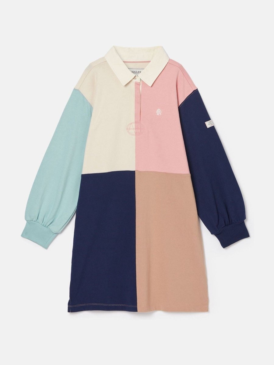 Maisie Multi Colour Block Rugby Dress - RUTHERFORD & Co