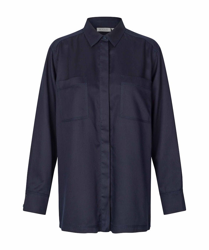 MaItaliane Navy Blazer - RUTHERFORD & Co