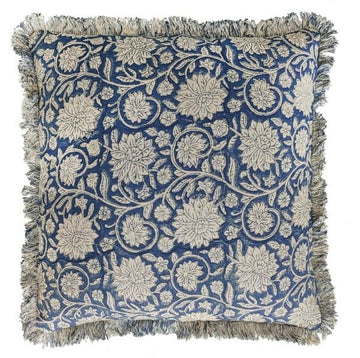 Malini Dipika Indigo Cushion - RUTHERFORD & Co