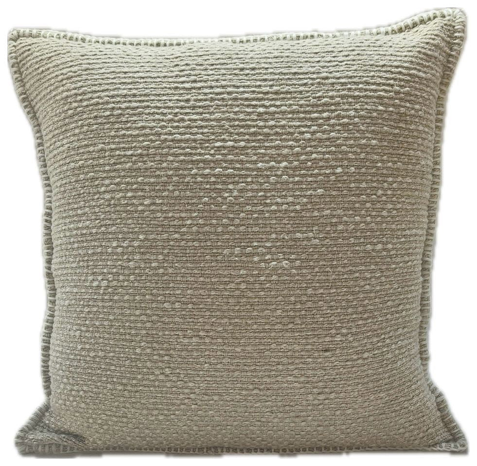 Malini Large Texa Natural Cushion - RUTHERFORD & Co