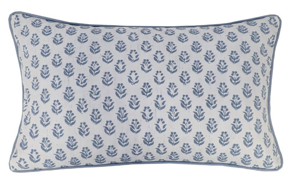Malini Myn Blue Cushion - RUTHERFORD & Co