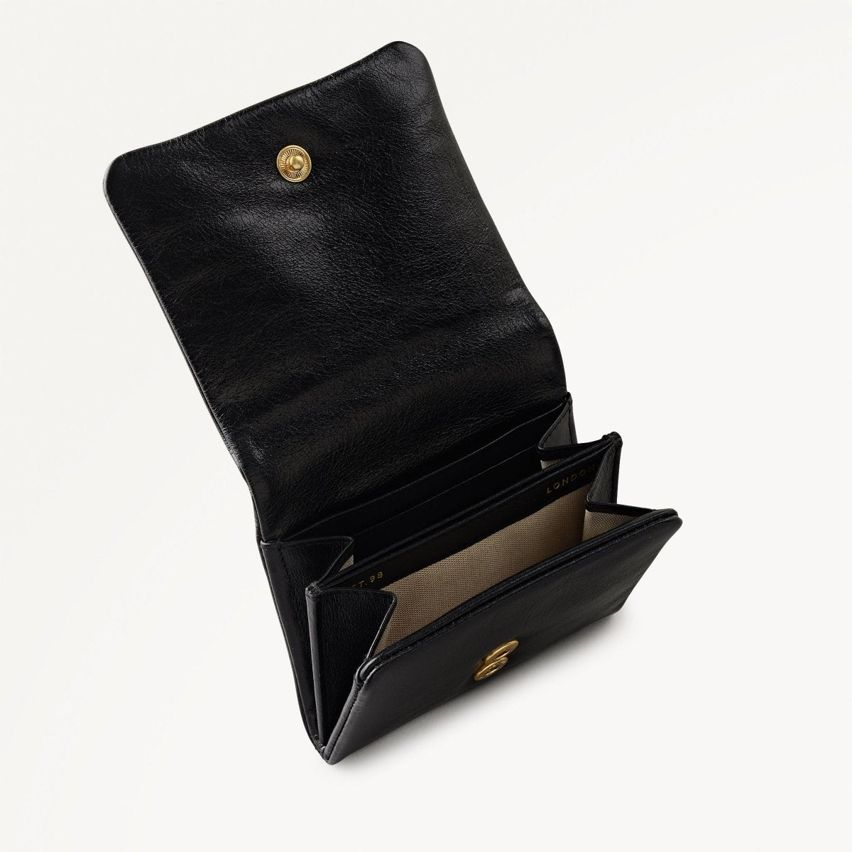Mallow Street Medium Bifold Purse Black - RUTHERFORD & Co