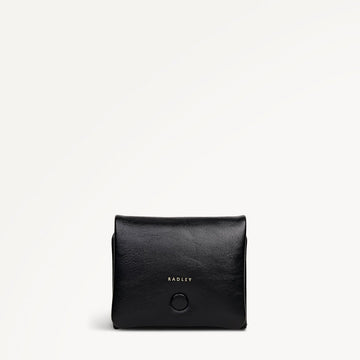 Mallow Street Medium Bifold Purse Black - RUTHERFORD & Co