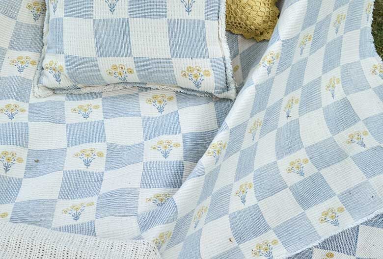 Malmo printed throw - RUTHERFORD & Co