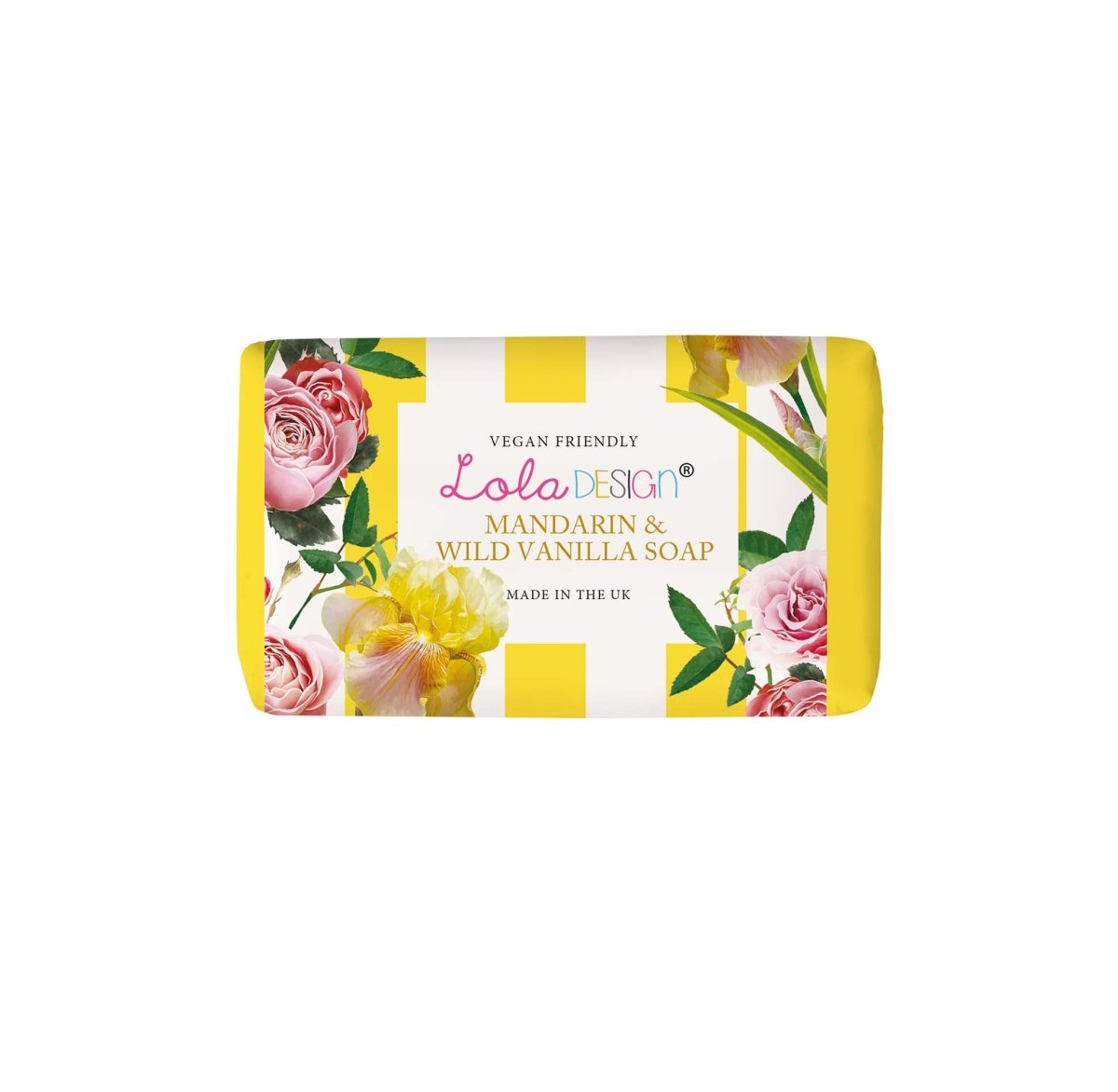 Mandarin & Vanilla Yellow Stripe Soap - RUTHERFORD & Co