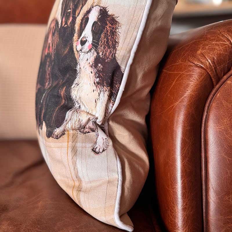 Man's Best Friend Cushion - RUTHERFORD & Co