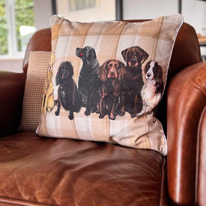 Man's Best Friend Cushion - RUTHERFORD & Co