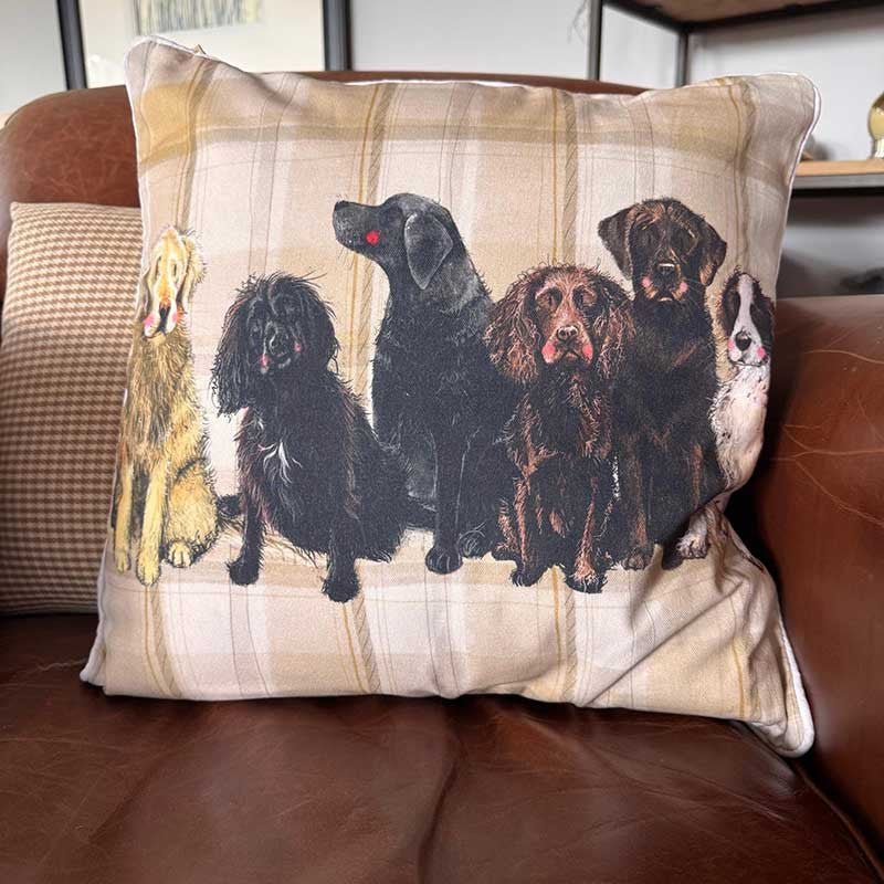 Man's Best Friend Cushion - RUTHERFORD & Co