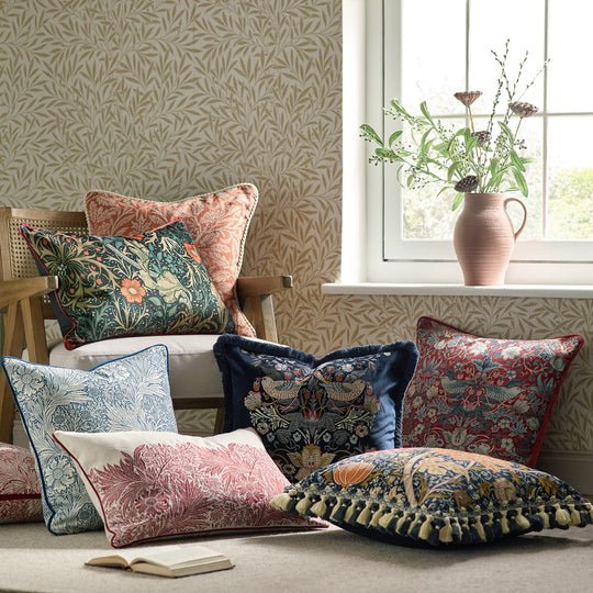 MARIGOLD EMBROIDERED FF CUSHION - RUTHERFORD & Co