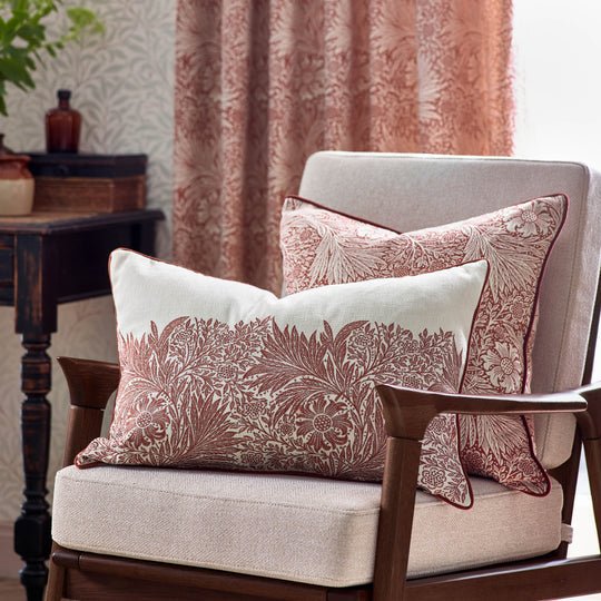 MARIGOLD PIPED JACQUARD FF CUSHION - RUTHERFORD & Co