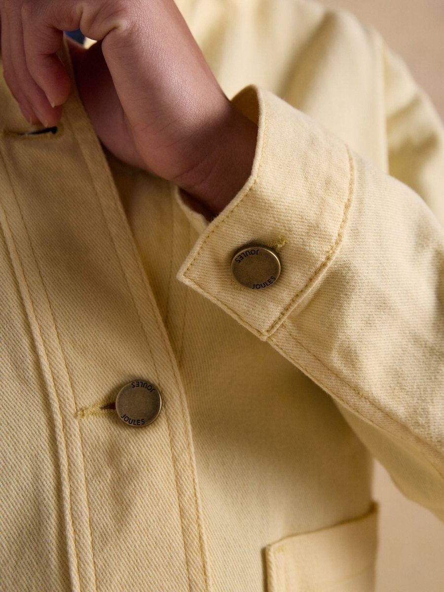 Marlow Light Yellow Denim Jacket - RUTHERFORD & Co