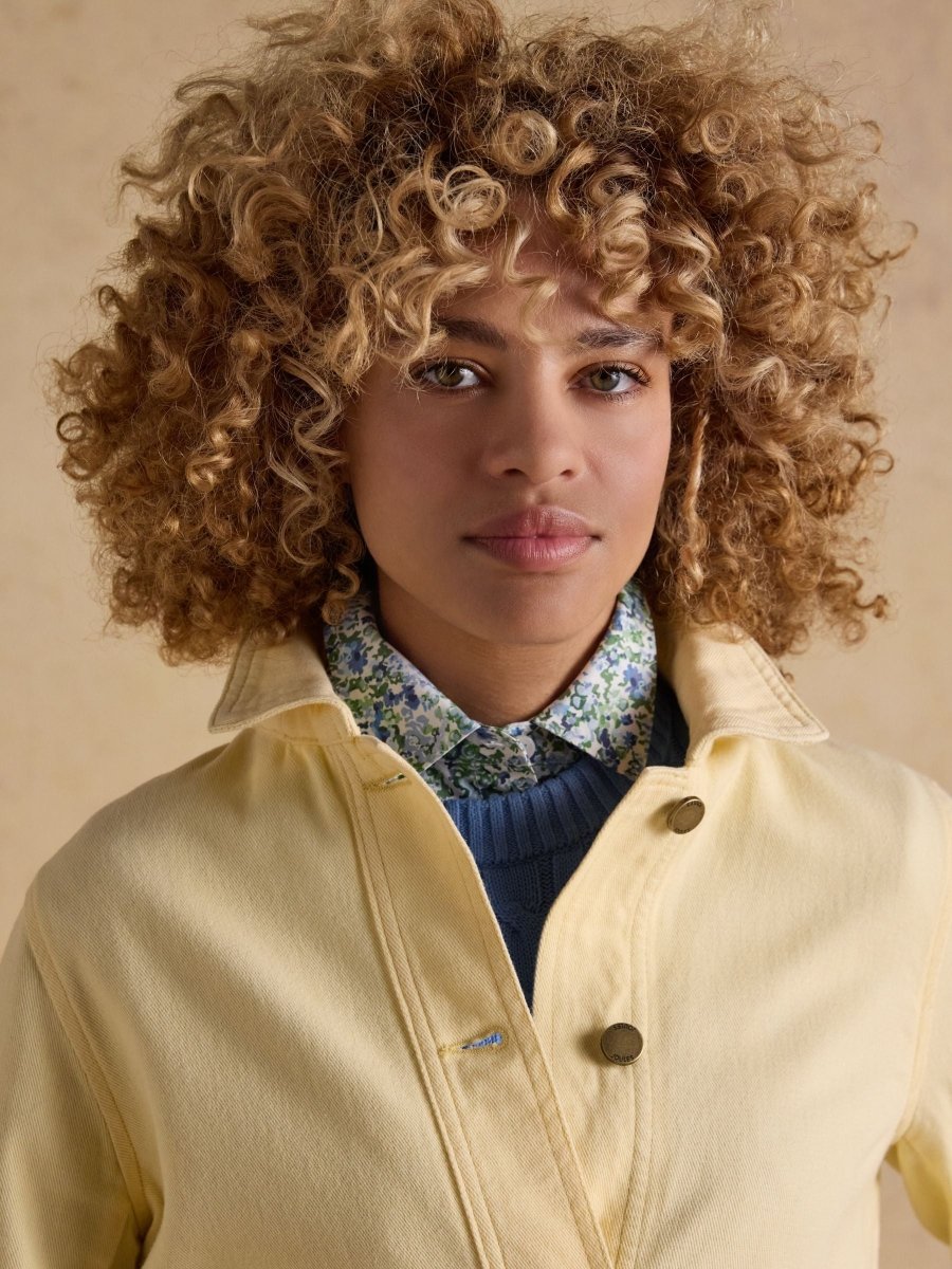 Marlow Light Yellow Denim Jacket - RUTHERFORD & Co
