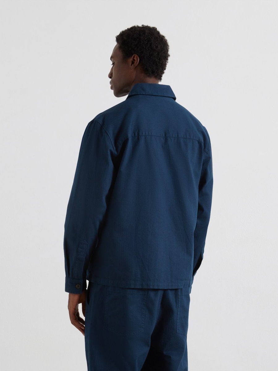 Marshall Overshirt In Yale - RUTHERFORD & Co