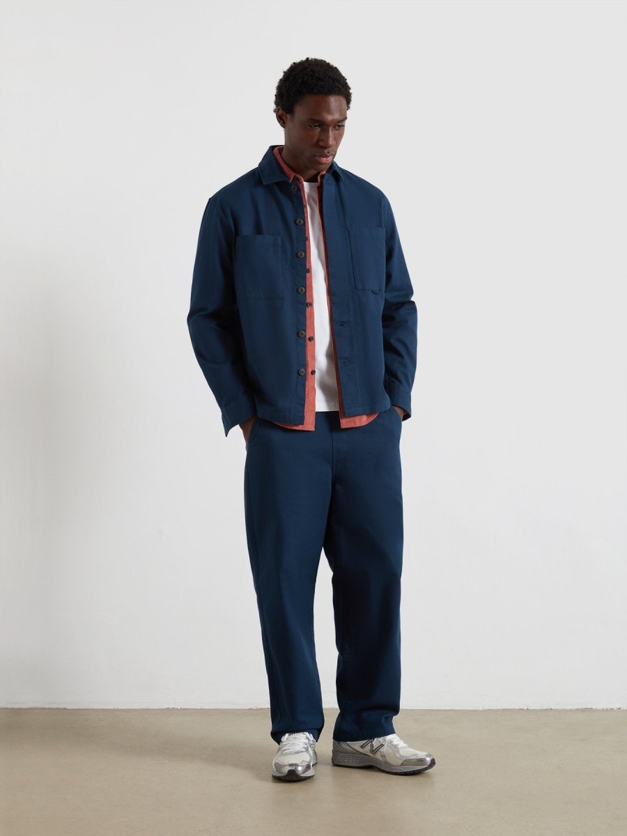 Marshall Overshirt In Yale - RUTHERFORD & Co
