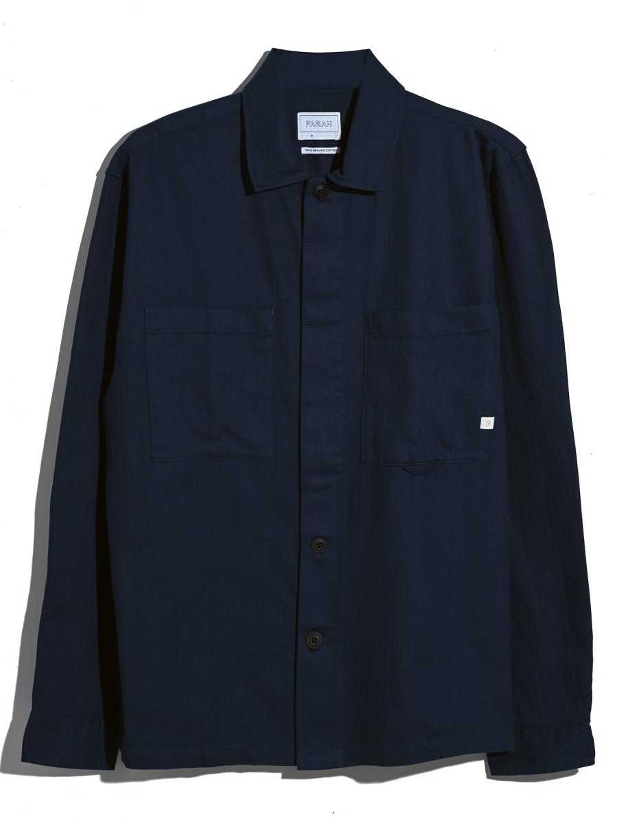 Marshall Overshirt In Yale - RUTHERFORD & Co