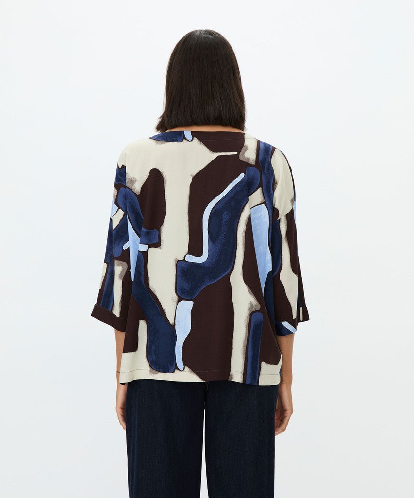 Masai MaBecca Top - Navy Blazer - RUTHERFORD & Co