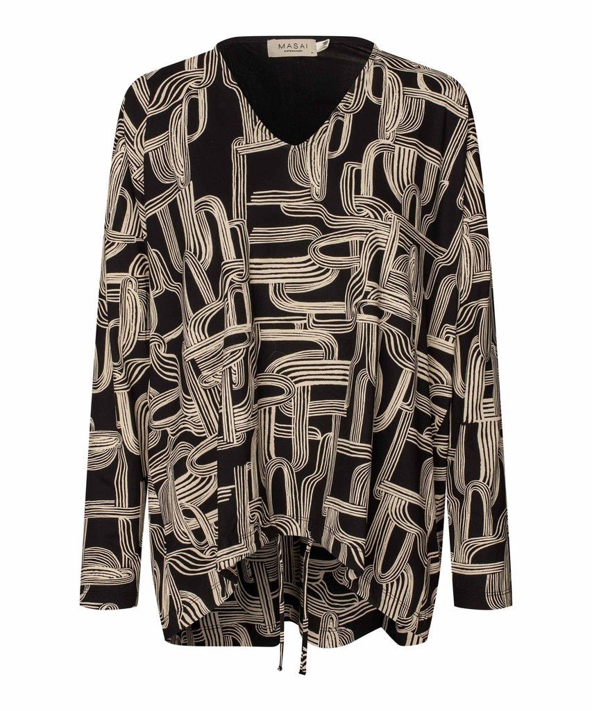 Masai MaDalien Top - Black - RUTHERFORD & Co
