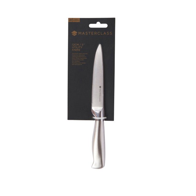 MasterClass Acero Stainless Steel 12cm (5") Utility Knife - RUTHERFORD & Co
