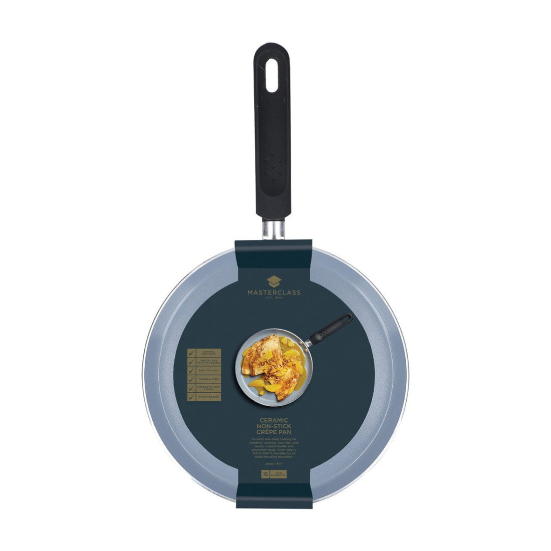 MasterClass Ceramic Crepe Pan - RUTHERFORD & Co