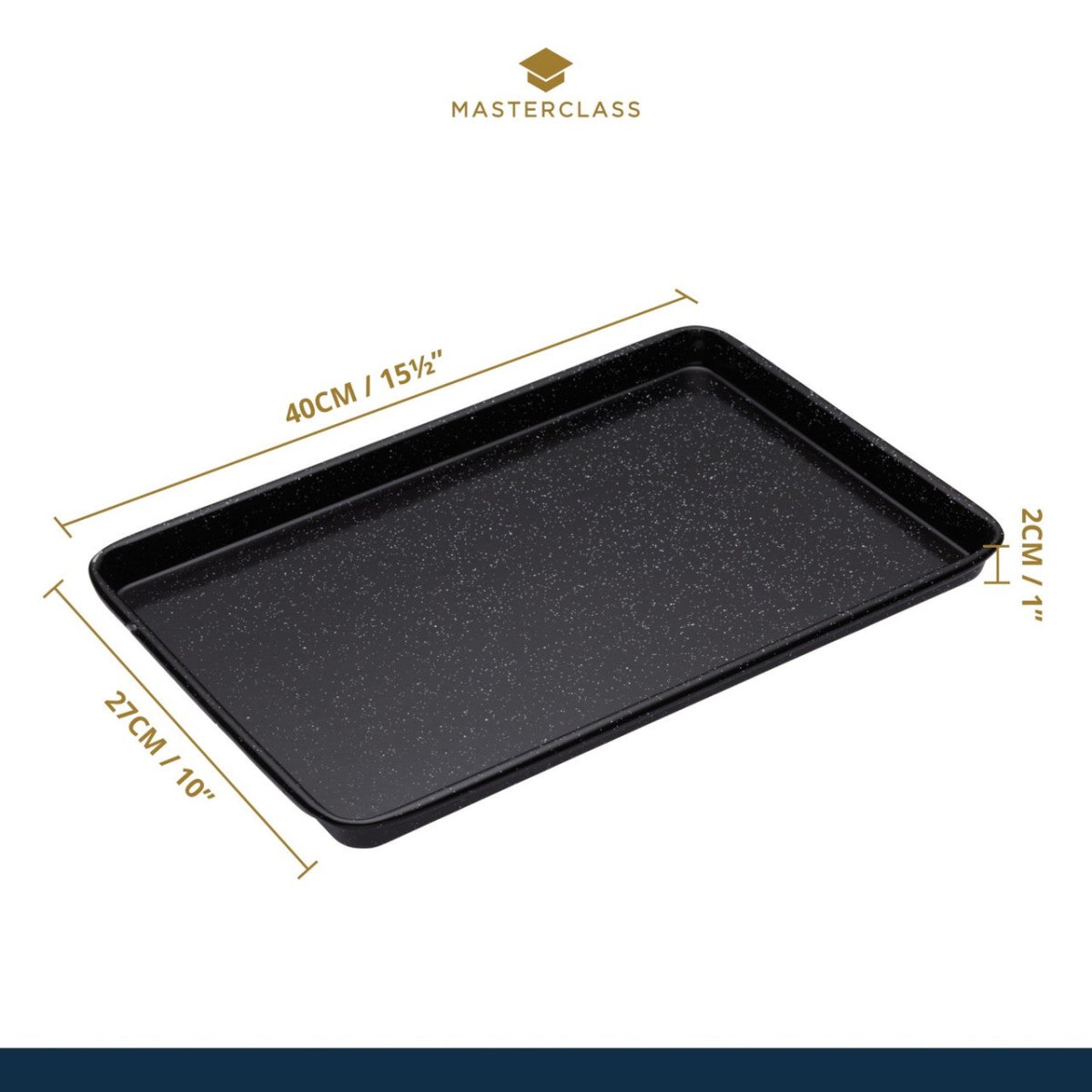 MasterClass Vitreous Enamel Baking Tray - RUTHERFORD & Co