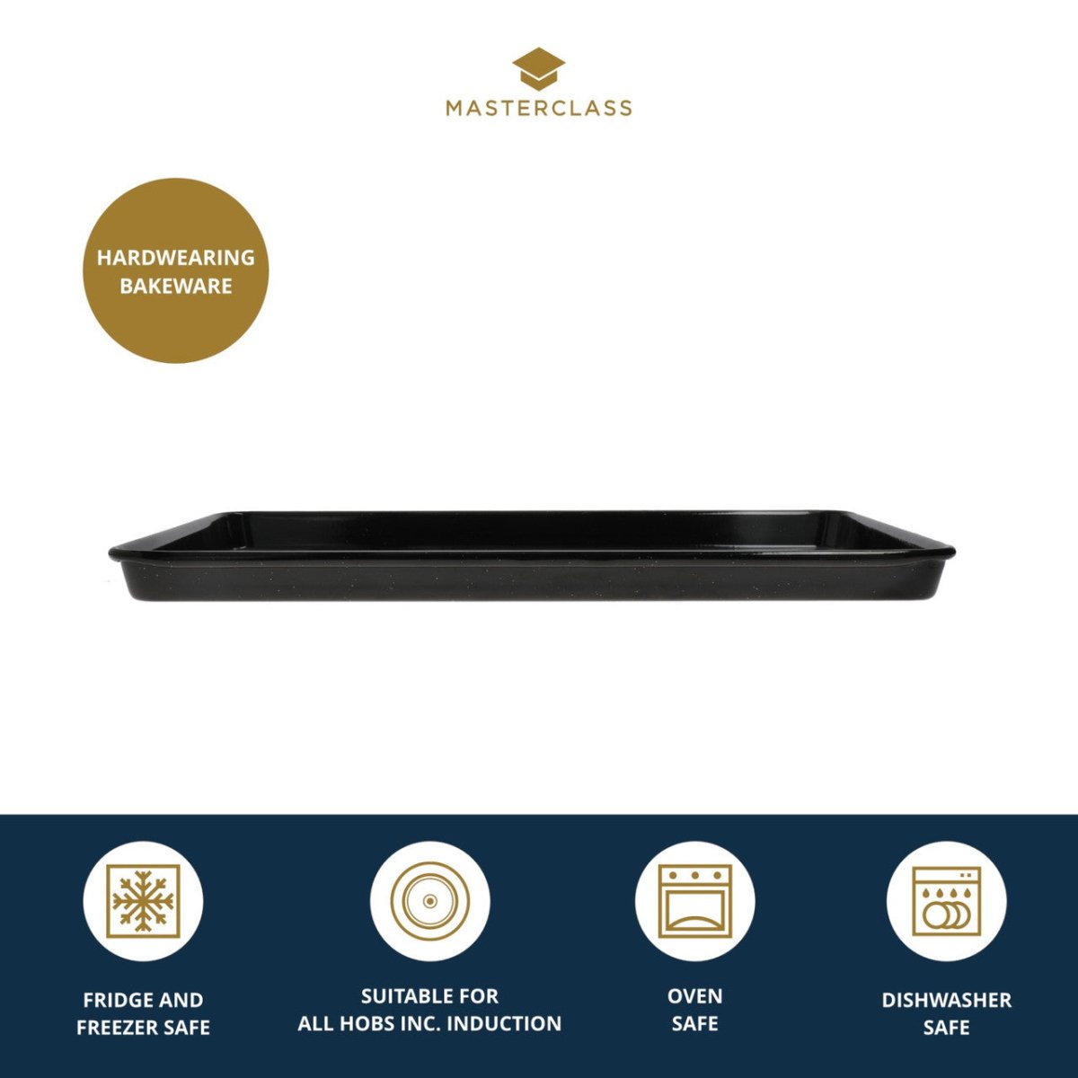 MasterClass Vitreous Enamel Baking Tray - RUTHERFORD & Co