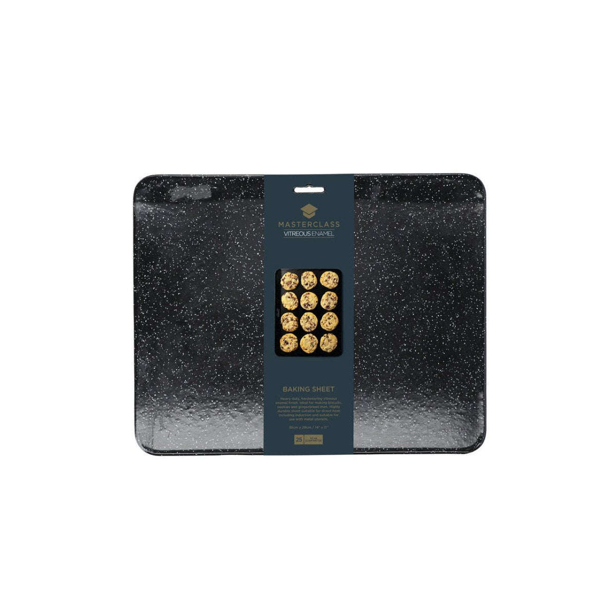 MasterClass Vitreous Enamel Baking Tray - RUTHERFORD & Co