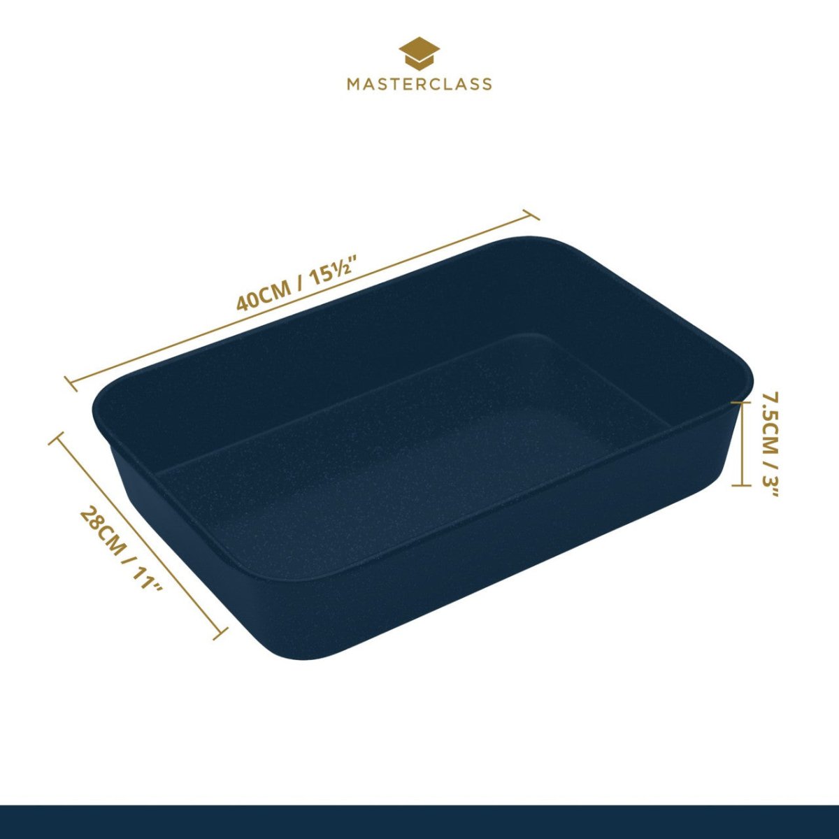 MasterClass Vitreous Enamel Roasting Pan - RUTHERFORD & Co