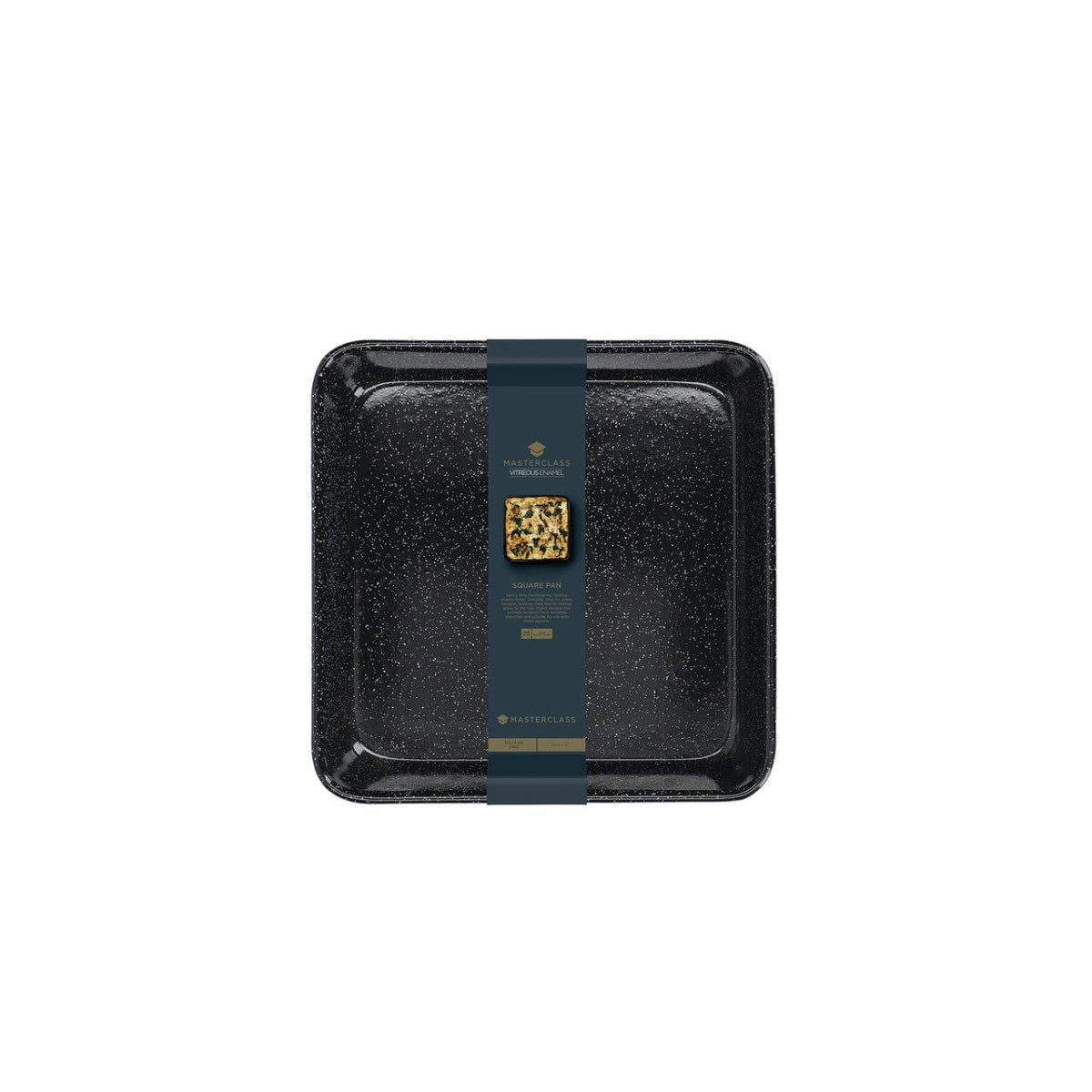 MasterClass Vitreous Enamel Square Pan - RUTHERFORD & Co