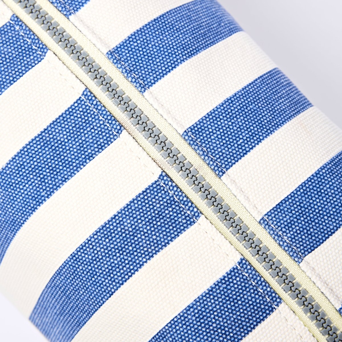 Mayfair Wash Bag in Denim Stripe - RUTHERFORD & Co