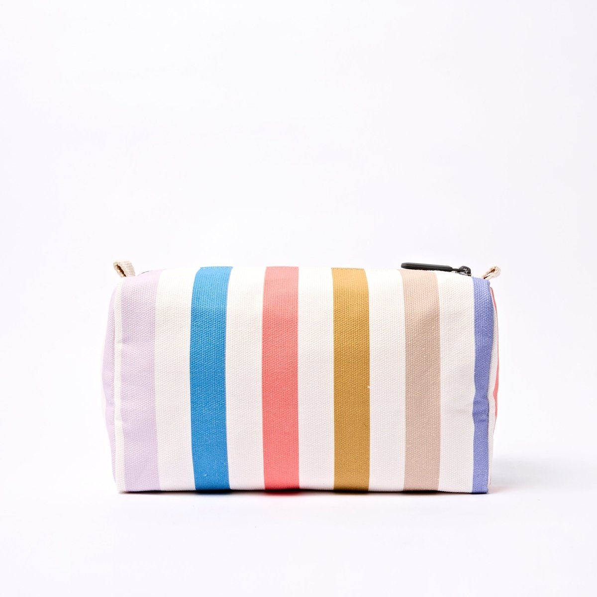 Mayfair Wash Bag in Pastel Multi Stripe - RUTHERFORD & Co