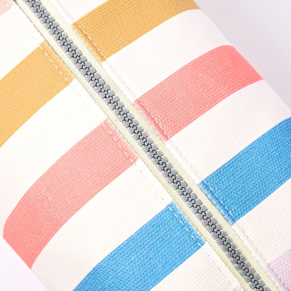 Mayfair Wash Bag in Pastel Multi Stripe - RUTHERFORD & Co