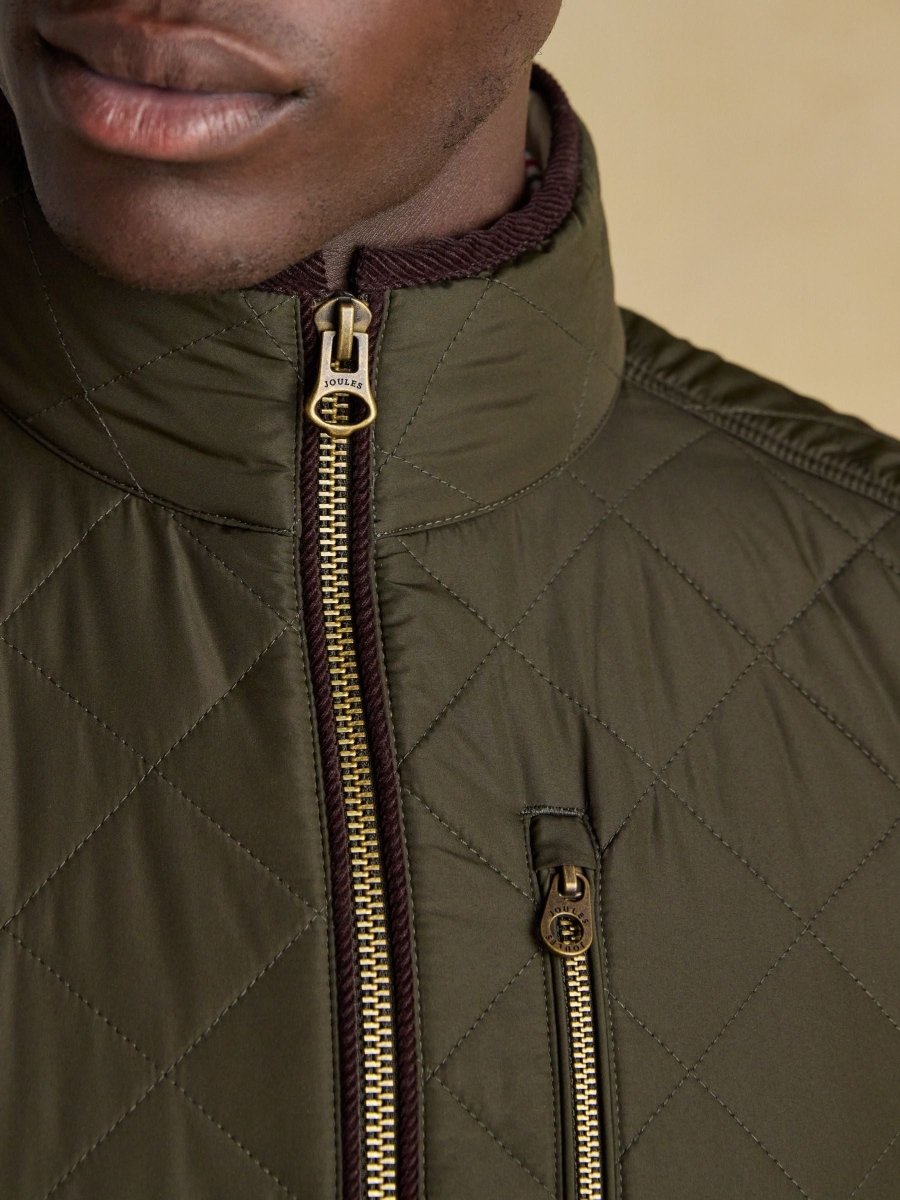 Maynard Green Diamond Quilted Gilet - RUTHERFORD & Co