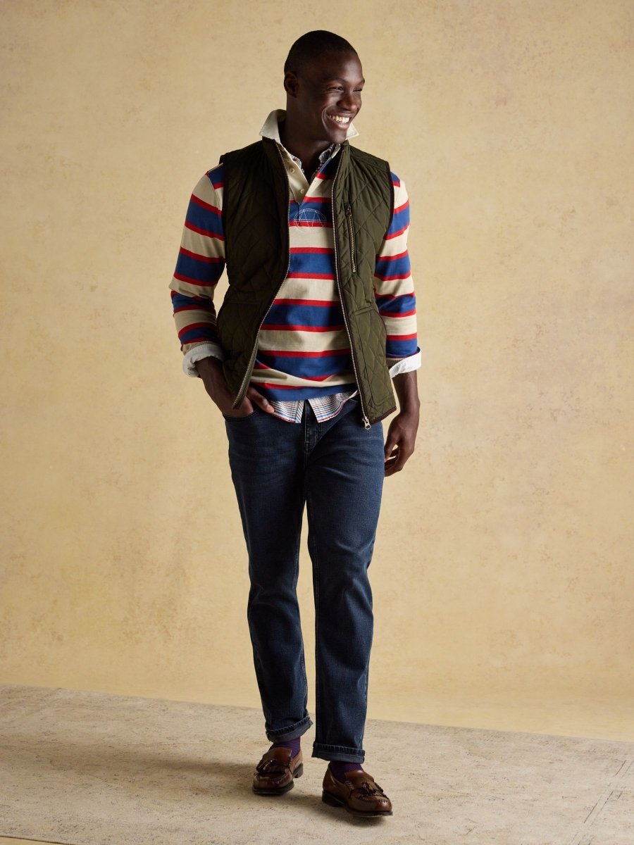 Maynard Green Diamond Quilted Gilet - RUTHERFORD & Co