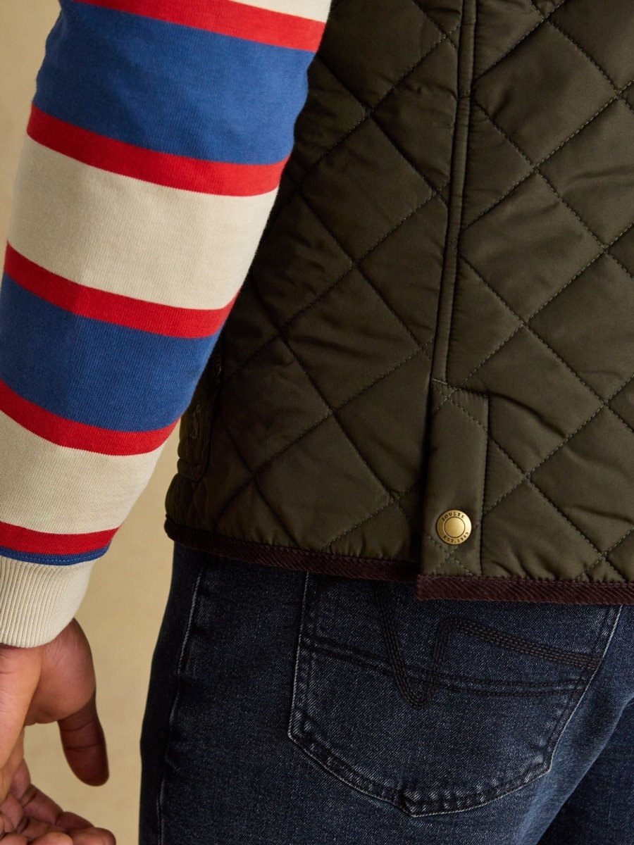 Maynard Green Diamond Quilted Gilet - RUTHERFORD & Co