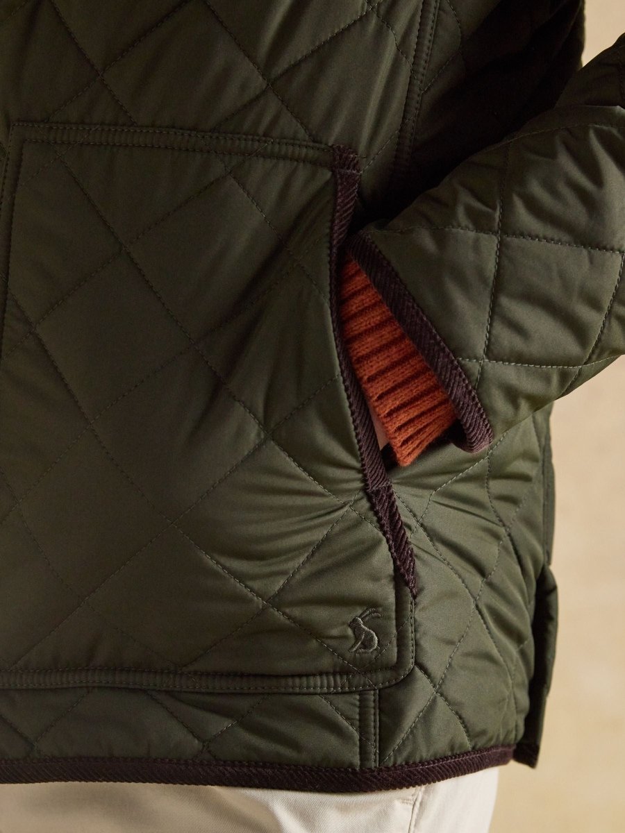 Maynard Green Diamond Quilted Jacket - RUTHERFORD & Co