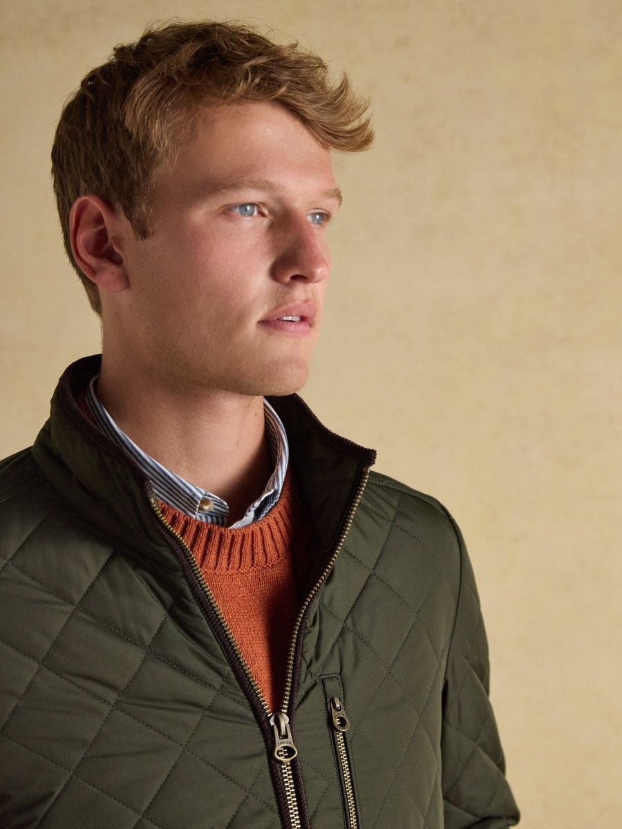 Maynard Green Diamond Quilted Jacket - RUTHERFORD & Co