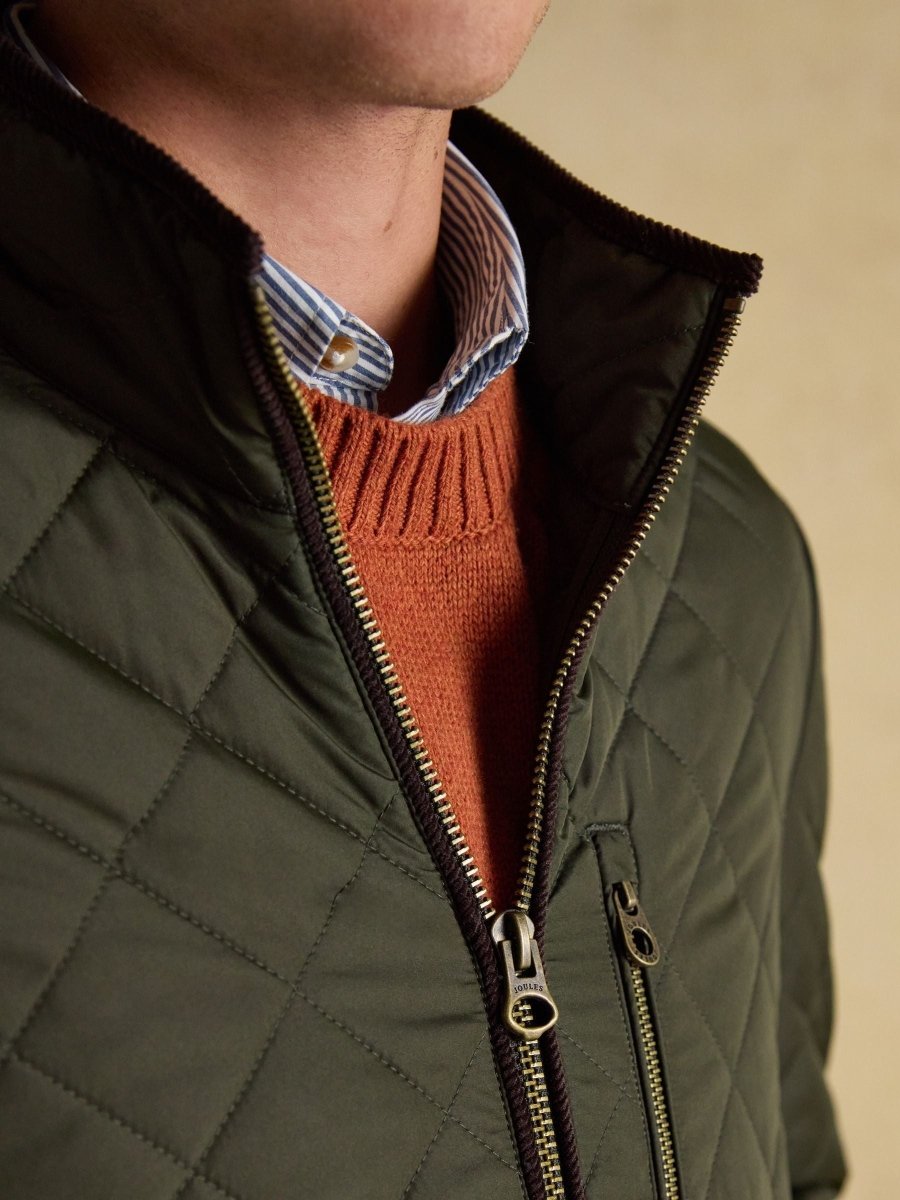 Maynard Green Diamond Quilted Jacket - RUTHERFORD & Co