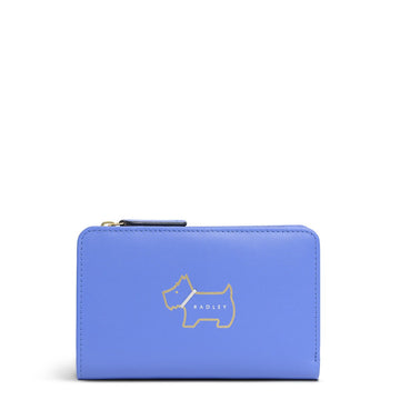 Medium Bifold Purse Blue - RUTHERFORD & Co