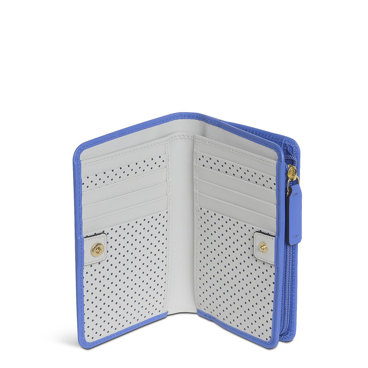 Medium Bifold Purse Blue - RUTHERFORD & Co