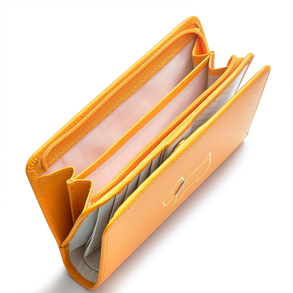 Medium Bifold Purse Mango - RUTHERFORD & Co